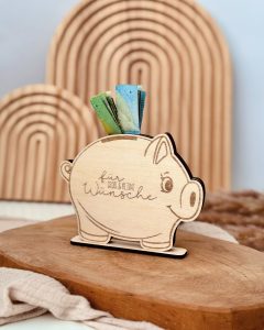 Laserdatei – Geldgeschenk "Sparschwein"