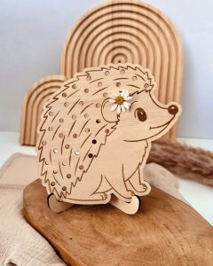 Laserdatei – Blumensteckspiel "Igel"