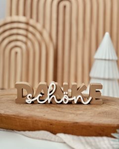 3D-Druckdatei - STL & 3MF "Dankeschön"