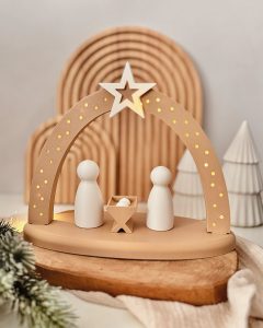 3D-Druckdatei - STL & 3MF "Krippe / Lichterbogen"