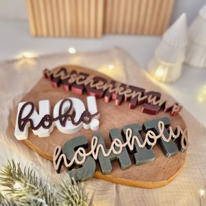 3D-Druckdatei STL & 3MF – „Anti-Weihnachten-Schriftzüge