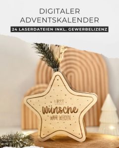 Digitaler Adventskalender 2025: Laserdateien