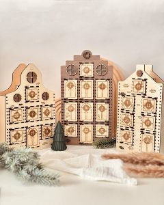 Laserdatei – Adventskalender - Grachtenhäuser