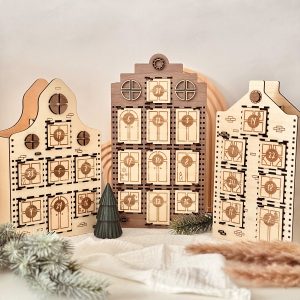 Laserdatei – Adventskalender - Grachtenhäuser