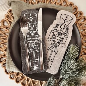 Laserdatei SVG – „Nussknacker Bestecktasche“