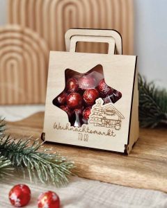 Laserdatei - Geschenktüte Weihnachten