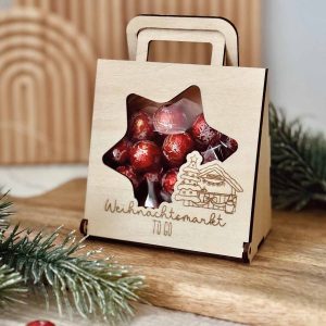 Laserdatei - Geschenktüte Weihnachten