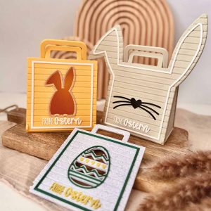 3D-Druckdatei STL&3MF - Geschenktasche Ostern