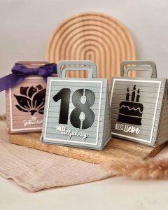 3D-Druckdatei STL&3MF - Geschenktüte Geburtstag