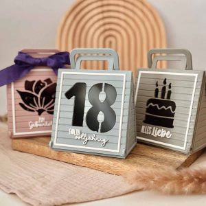 3D-Druckdatei STL&3MF - Geschenktüte Geburtstag