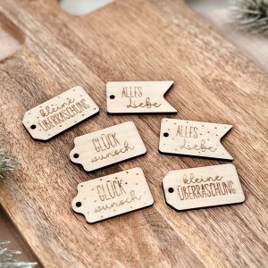 Laserdatei SVG – „Geschenkanhänger“