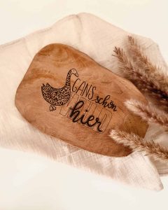 Laserdatei SVG - GANS schön wild hier