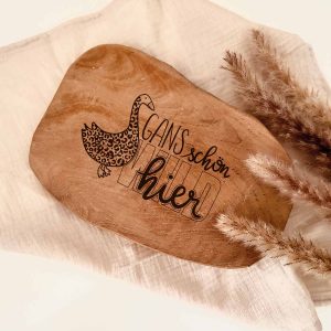 Laserdatei SVG - GANS schön wild hier