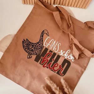 Plotterdatei SVG - GANS schön wild hier