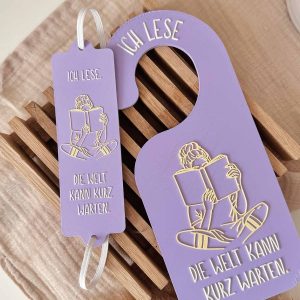 3D-Druckdatei STL & 3MF - "Ich lese. Die Welt kann kurz warten."