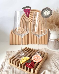 3D-Druckdatei Glasmarkierer - Fruits