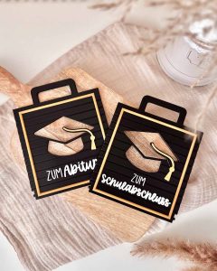 3D-Druckdatei STL&3MF - Geschenktasche Schulabschluss