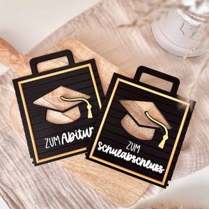 3D-Druckdatei STL&3MF - Geschenktasche Schulabschluss