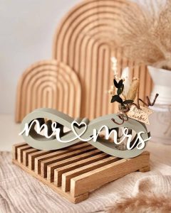 3D-Druckdatei Hochzeit - Aufsteller"Mr & Mrs forever"