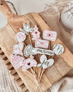 3D-Druckdatei Hochzeit - Zahnstocher-Topper