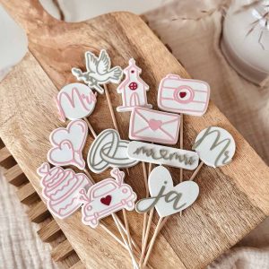 3D-Druckdatei Hochzeit - Zahnstocher-Topper