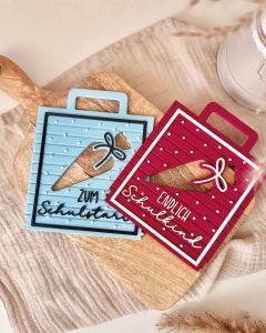 3D-Druckdatei STL&3MF - Geschenktasche Schulstart
