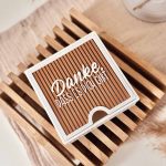 3D-Druckdatei STL&3MF - Geschenkbox 92x92 "Danke"