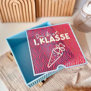 3D-Druckdatei STL&3MF - Geschenkbox 150x150 "Du bist 1. Klasse"