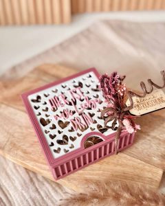 3D-Druckdatei STL&3MF - Geschenkbox 92x92mm "nur Liebe drin"