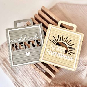 3D-Druckdatei STL&3MF - Geschenktasche Rente