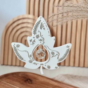 3D-Druckdatei – Herbst Sonnenfänger "Blatt"