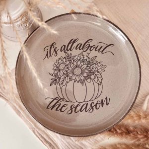 Laserdatei / Gravur SVG – „Kürbis mit Blumen - It's all about the season"