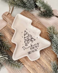 Laserdatei / Gravur SVG – „Drinking around the christmas tree“