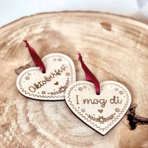 Laserdatei - SVG - Lebkuchenherz  | Oktoberfest Anhänger mit Sprüchen